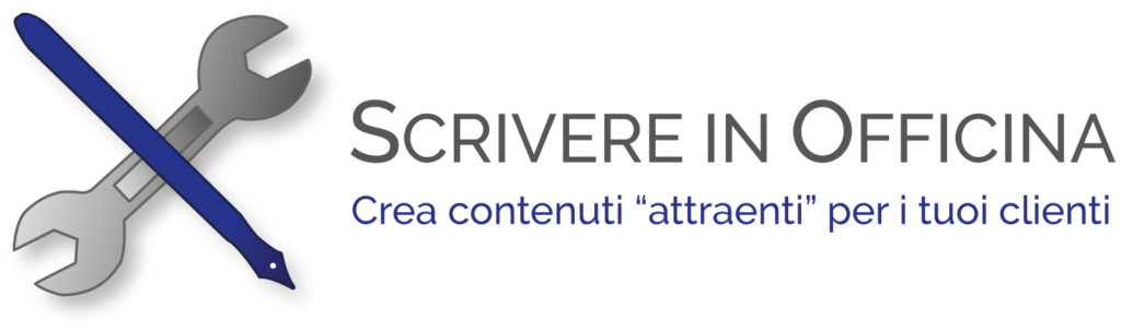 logo corso scrivere in officina