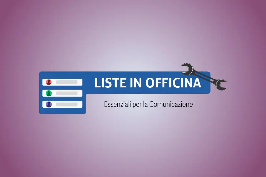 Copertina del corso Liste in Officina